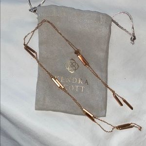 kendra scott poshmark adjustable necklace rose gold